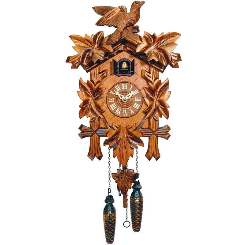 Loon Peak BatteryOperated Forest Carved Cuckoo Wall Clock & Reviews